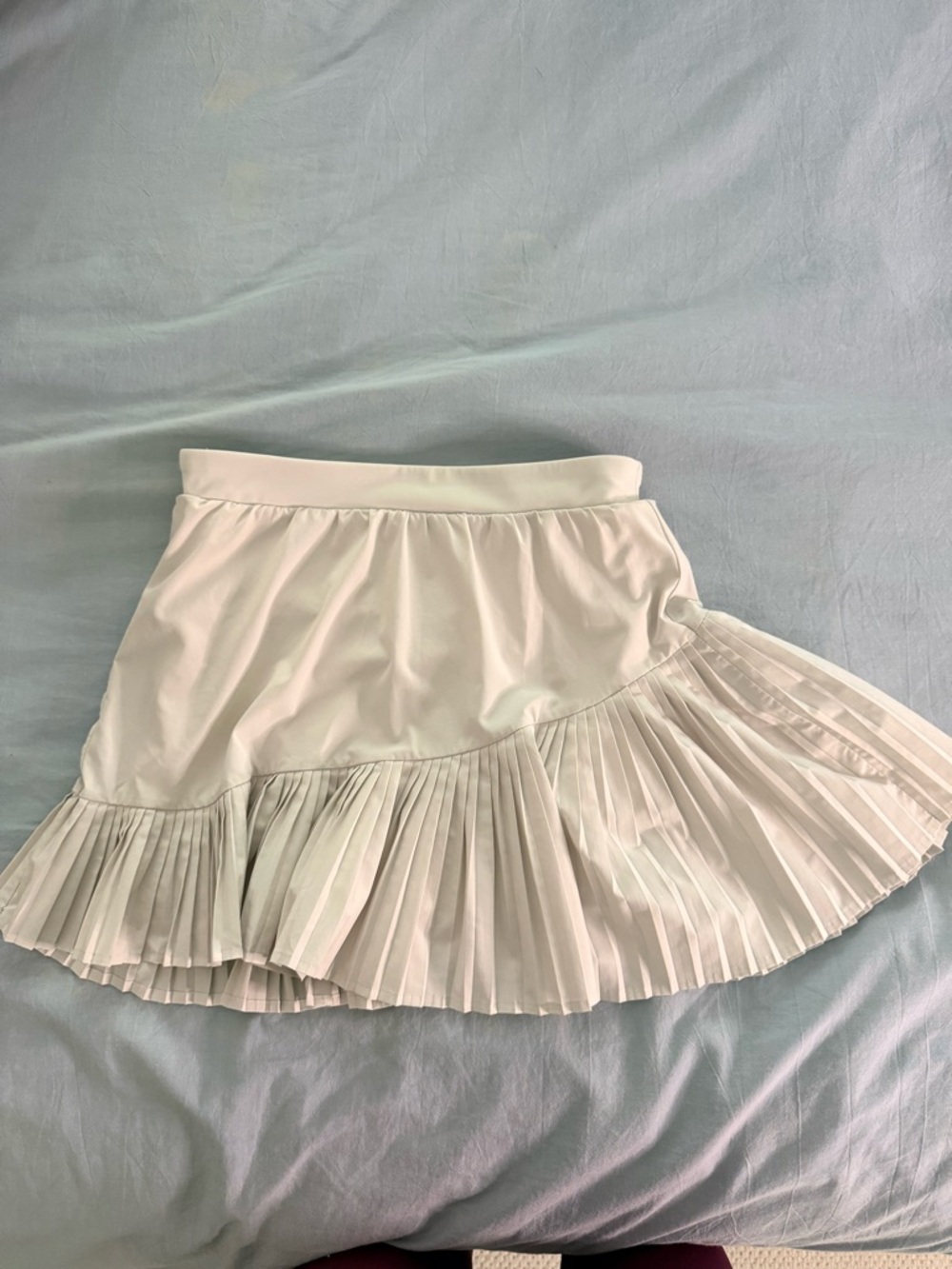 SPANX White Yes Pleats Tennis Skirt